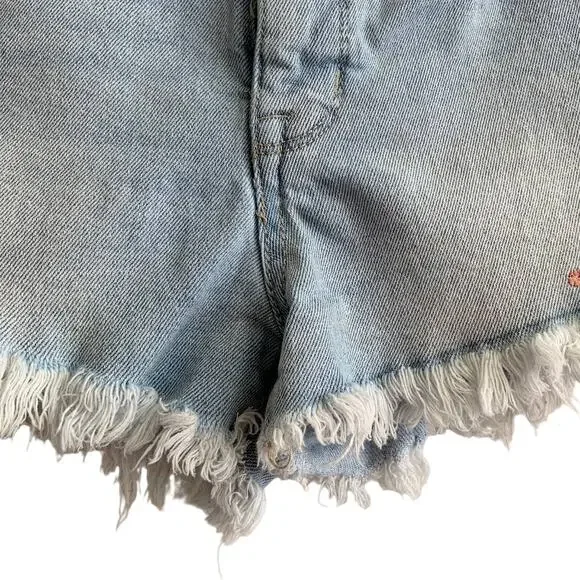 Mossimo Size 4/27 High Rise Embroidered Shorts - Picture 5 of 9